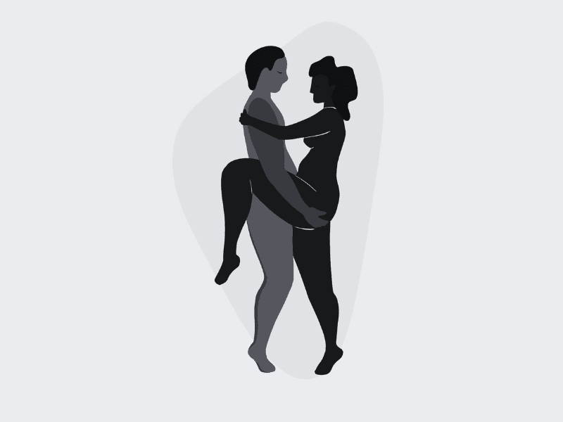 de-pe Posições sexuais que preparam as mulheres para o orgasmo