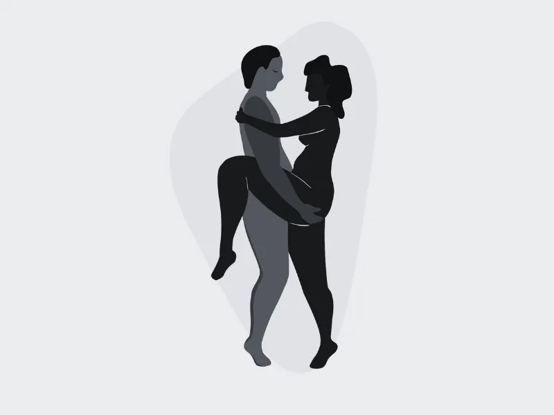 de-pe Posições sexuais que preparam as mulheres para o orgasmo